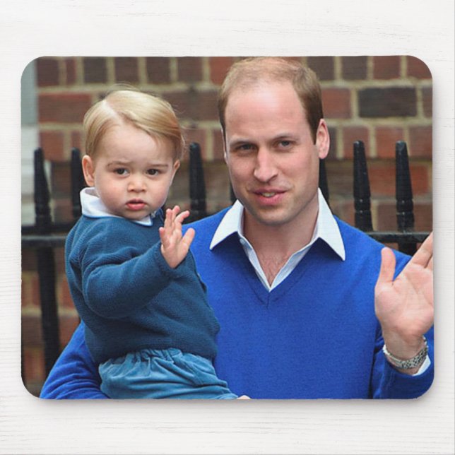 Tapis De Souris Prince George et prince William (Devant)