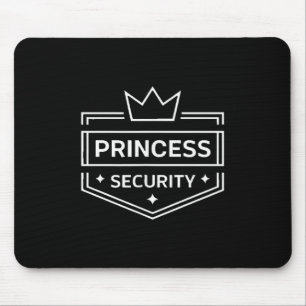 Tapis De Souris Princess Security Protection Château Vintage Match