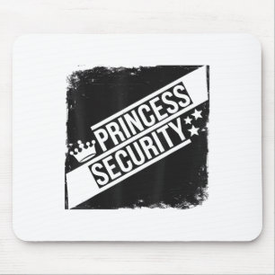 Tapis De Souris Princess Security Team Papa Maman Famille Voyage
