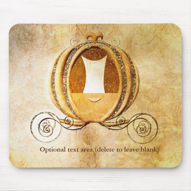 Tapis de souris Princesse Carrosse Cinderella Vint (Devant)