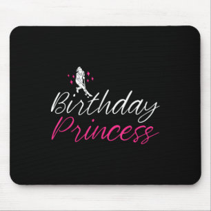 Tapis De Souris Princesse d'anniversaire Hockey sur gazon Fille Po