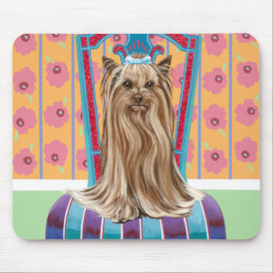 Tapis De Souris Princesse de la Couronne Yorkie