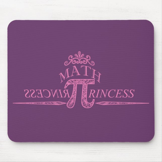 Tapis De Souris Princesse de maths (Devant)