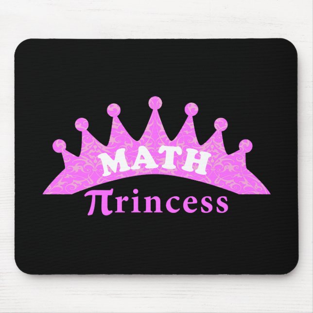 Tapis De Souris Princesse de maths (Devant)