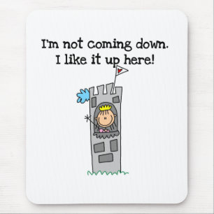 Tapis De Souris Princesse humoristique dans la tour