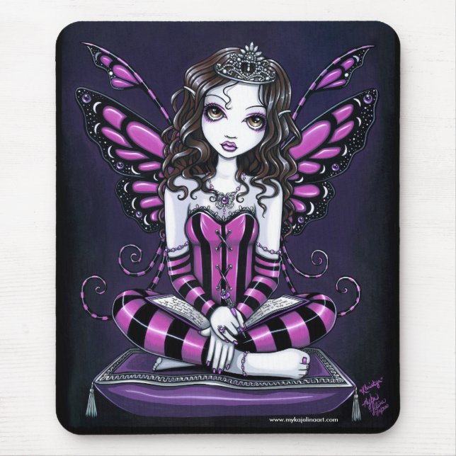 Tapis De Souris Princesse rose Fairy Art Mousepad de "Khristyn" (Devant)