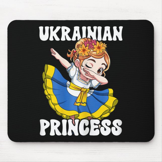 Tapis De Souris Princesse ukrainienne d'Ukraine (Devant)