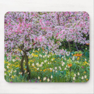 Tapis De Souris Printemps dans le jardin de Claude Monet