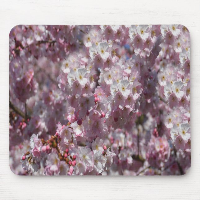Tapis De Souris Printemps en rose (Devant)