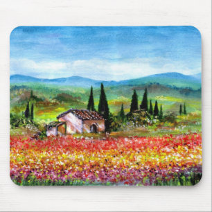 Tapis De Souris PRINTEMPS EN TOUSCANE - Sur mesure