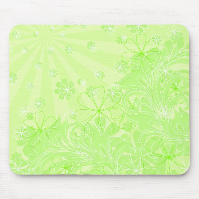 Tapis De Souris printemps vert (Devant)
