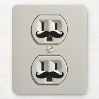 Tapis De Souris Prise de courant de moustache