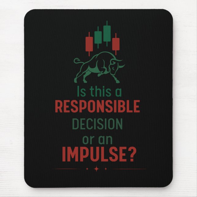 Tapis De Souris Prise de Décision Responsable – Discipline de Négo (Devant)