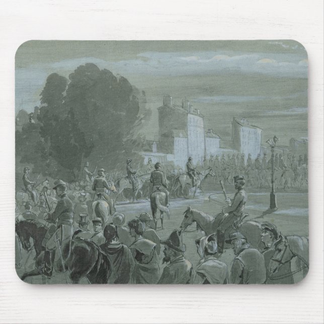 Tapis De Souris Prisonniers de Communard escortés à Versailles, (Devant)