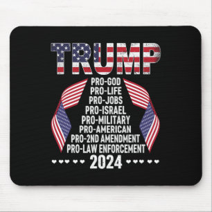 Tapis De Souris Pro God Anti-avortement Pro Jobs Pro Israel Pro Mi