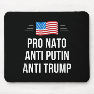 Tapis De Souris Pro Nato - Anti Poutine - Anti Trump - , Small