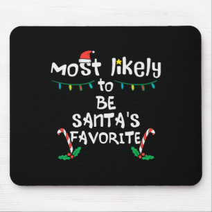 Tapis De Souris Probablement Santas Favorite Noël Noël Match de fa
