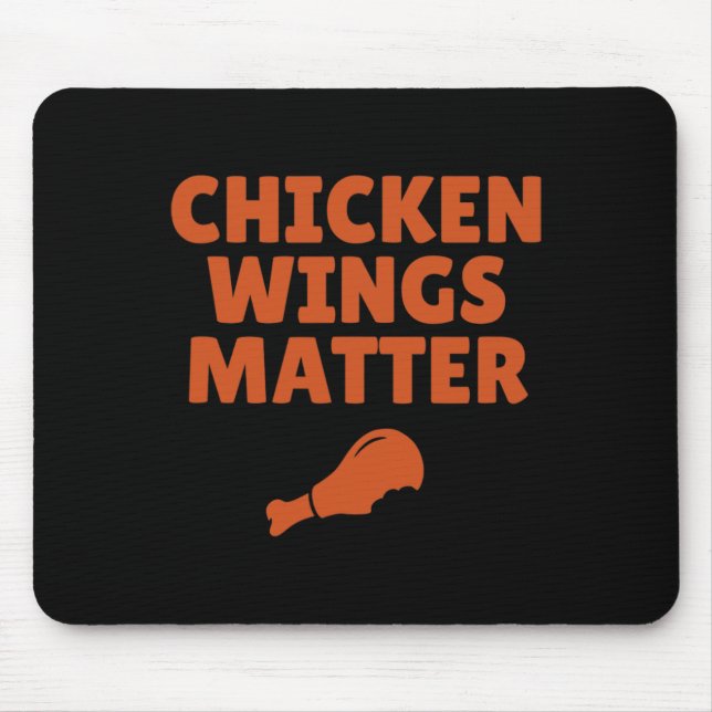 Tapis De Souris Problème de Buffalo Ny Chicken Wings Citation  (Devant)