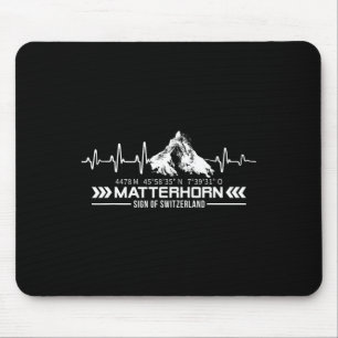 Tapis De Souris Problèmehorn Suisse Alpes Zermatt Randonnée Montag