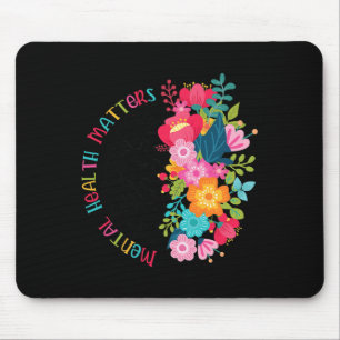 Tapis De Souris Problèmes de santé mentale Cadeau Maladie du cerve