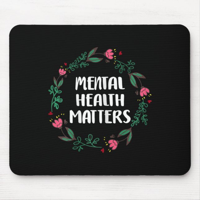 Tapis De Souris Problèmes de santé Sensibilisation Prévention du s (Devant)