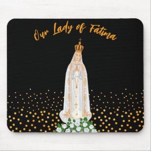 Tapis De Souris Procession de Notre-Dame de Fatima aux bougies