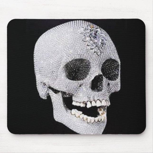 Tapis De Souris Produit de crâne de diamant (Devant)