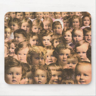 Tapis De Souris Produit vintage Étiquette Art, Eskay's Baby Food