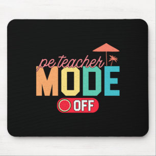 Tapis De Souris Prof de gym homme mode désactivé bonjour été prof