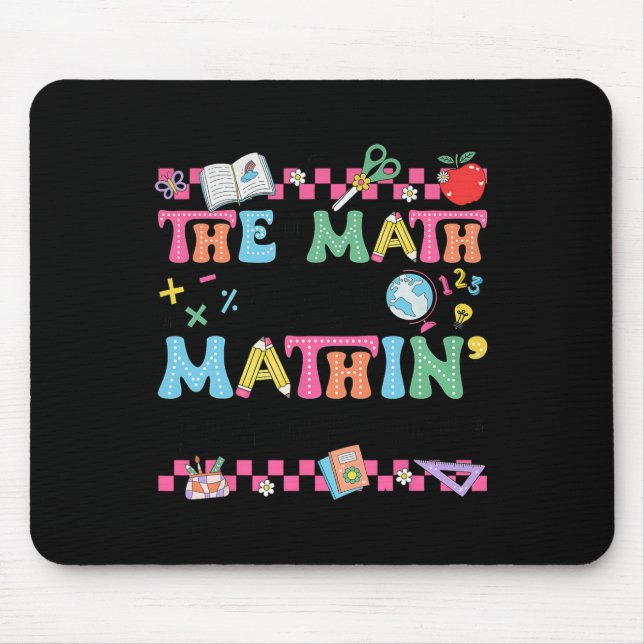 Tapis De Souris Prof de maths Les maths ne sont pas des maths Mont (Devant)