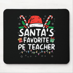 Tapis De Souris Prof Favori de Noël du Père Noël Fun Xm