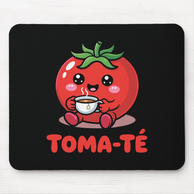 Tapis De Souris Prof Tomate Drôle Maestra École Professeur d'espag (Devant)