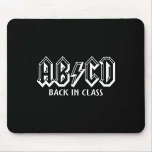 Tapis De Souris Professeur Amusant Abcd Rocks Byck À L'école Byck