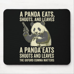 Tapis De Souris Professeur d'anglais Grammaire Ponctuation Humour