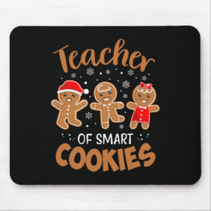 Tapis De Souris Professeur de biscuits intelligents Thé de Noël au