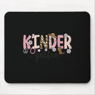 Tapis De Souris Professeur de cowgirl occidentale de maternelle re