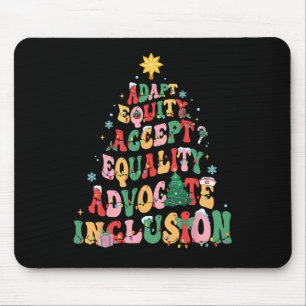 Tapis De Souris Professeur de l'enseignement spécial de Noël Funny
