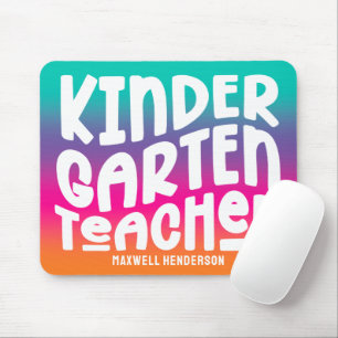 Tapis De Souris Professeur de Maternelle Ombre Coloré