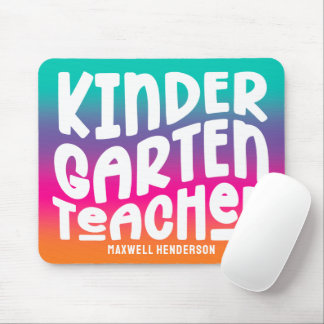 Tapis De Souris Professeur de Maternelle Ombre Coloré