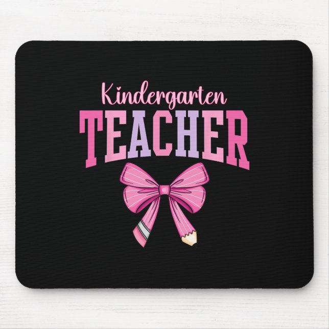 Tapis De Souris Professeur de maternelle Premier jour d'école pour (Devant)