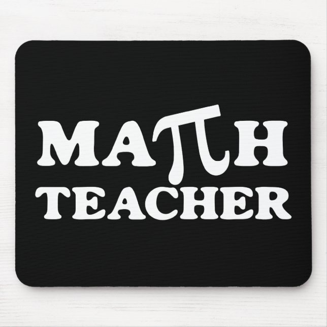 Tapis De Souris Professeur de mathématiques (Devant)