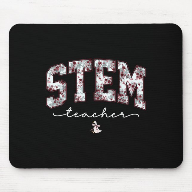 Tapis De Souris Professeur de mathématiques d'ingénierie de techno (Devant)