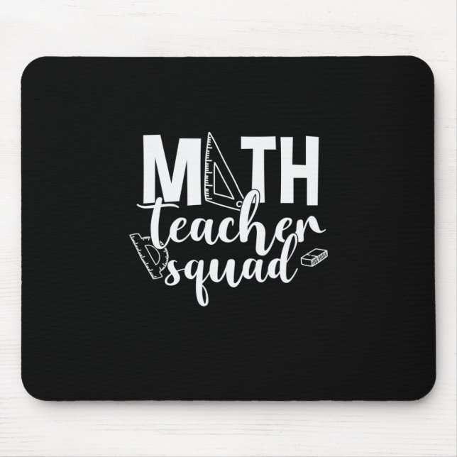 Tapis De Souris Professeur de mathématiques Équipe d'enseignants d (Devant)