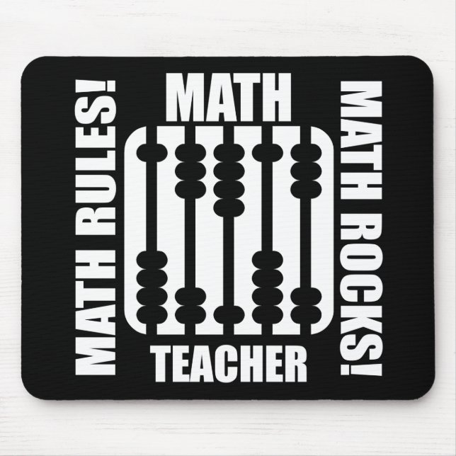 Tapis De Souris professeur de maths frais (Devant)