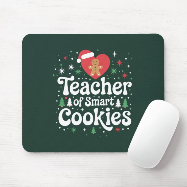 Tapis De Souris Professeur de Noël de cookies intelligents  (Avec souris)