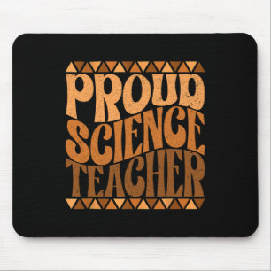 Tapis De Souris Professeur de science fier Mois de l'histoire des