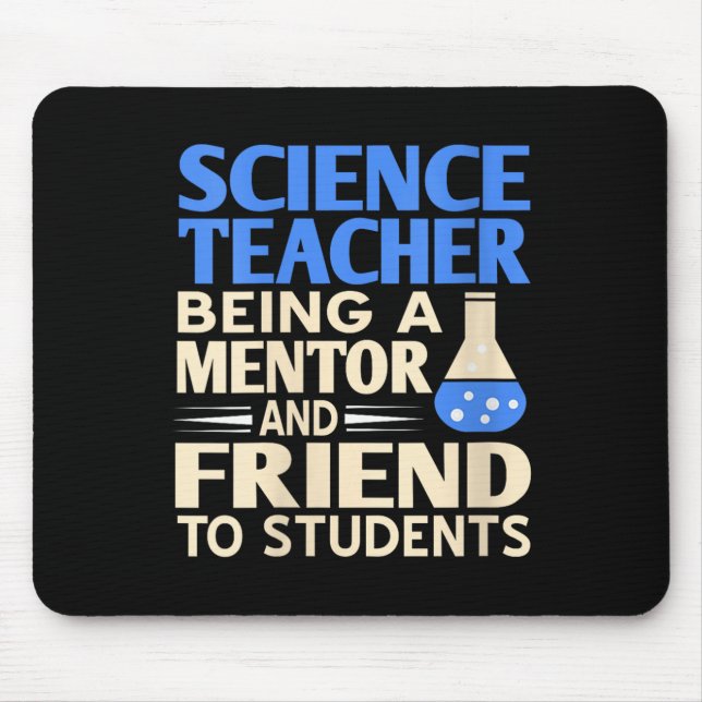 Tapis De Souris Professeur De Sciences Femmes Mentor Et Ami À Étud (Devant)