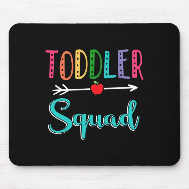 Tapis De Souris Professeur De Squad De Retour À L'École (Devant)