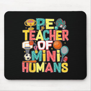 Tapis De Souris Professeur d'éducation physique Byck à l'école Édu