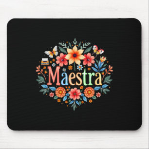 Tapis De Souris Professeur d'espagnol mexicain Mexique Cinco De Ma